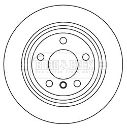 BORG & BECK Тормозной диск BBD5259